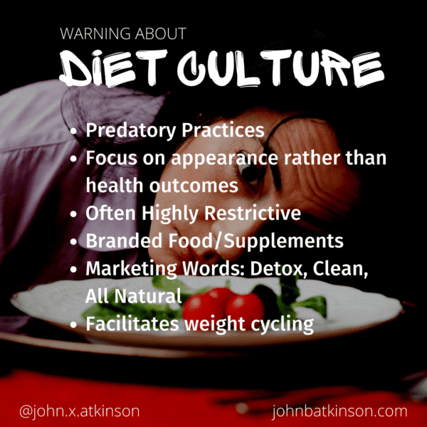 A Warning About Diet Culture 1 Diet Culture