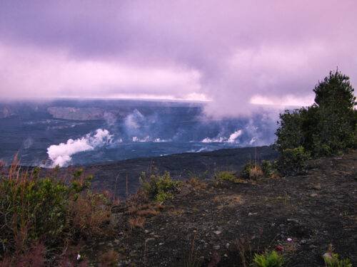 VOG-Volcanic venting from Kilauea